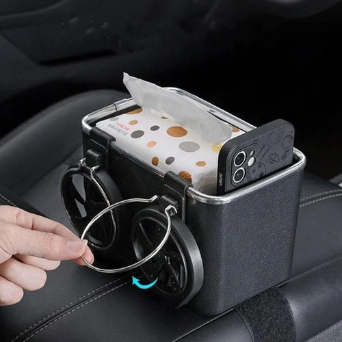 Caja Organizadora De Reposabrazos Multifunción Para Descansa