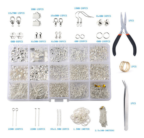 Suministros Para Hacer Joyas Pulseras Con Broches De Plata