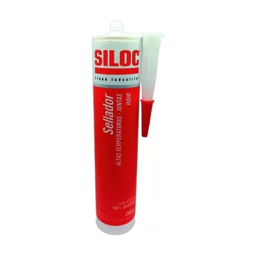 Sellador Siloc Rojo Forma Juntas Alta Temp. Cartucho 280g