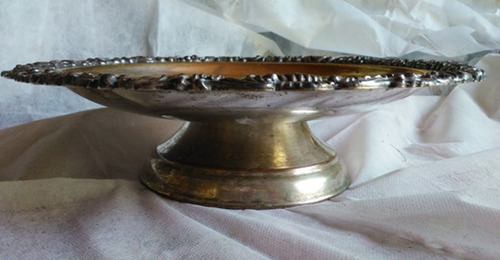 Antigua Fuente Masitera Honda De Plata Sheffield Con Base (Usado)