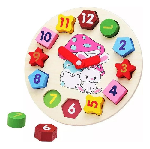 Set 8 Juguetes Didácticos De Madera Para Niño Estimulación 8