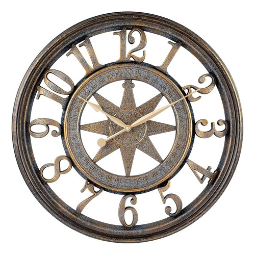 Vacvoiivce 18  Reloj De Pared Grande Vintage 3d Reloj De Par