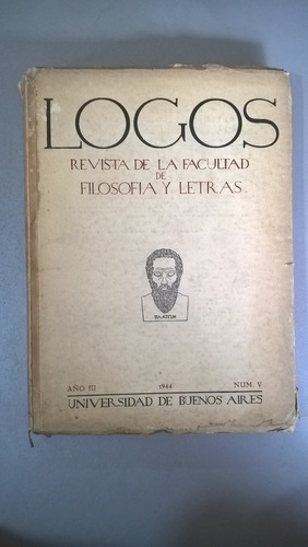 Logos Filosofía Y Letras V Battistessa Arrieta Virasoro