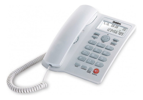 Teléfono Fijo Sobremesa Uniden As7413 Blanco