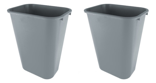 2 Cestos De Basura Grande Rubbermaid Capacidad 39 Litros 