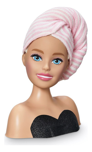 Busto Barbie Styling Hair Penteados Com Acessorios Pupee 1264