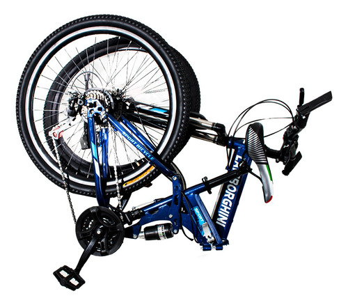 Bicicleta Plegable Rodado 26 Lamborghini Mtb Cambios Shimano
