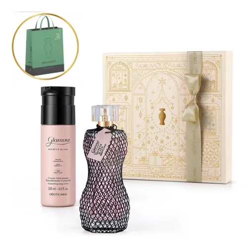 Presente Natal Mães Glamour Secrets Black O Boticário C/2 Ítens Volume da unidade 75 mL