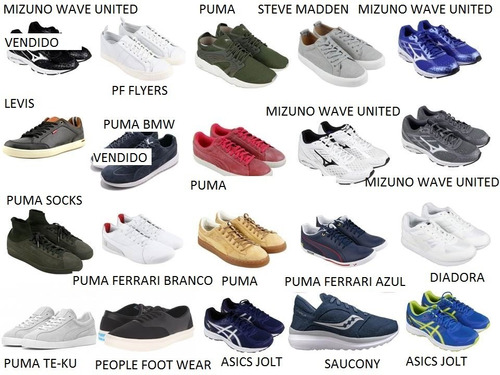 tenis de marcas famosas masculino