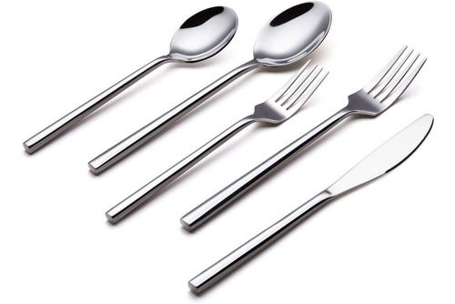 Juego De Cubiertos De 20 Piezas De Acero Inoxidable 188...