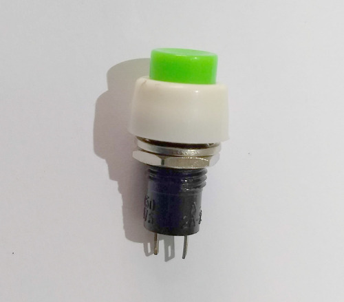 Remate Pulsador Electricidad 250v 2a De Empotrar Rosca 9mm