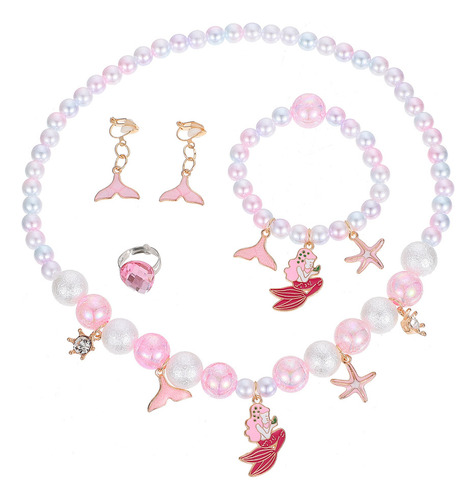 Pulsera De Sirena Para Niños Con Accesorios De Aleación, Jue