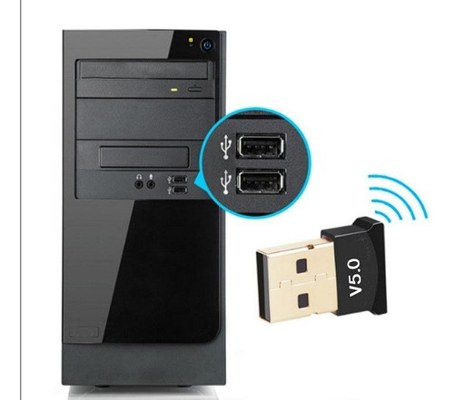 Imagen 2 de 5 de Receptor Usb Bluetooth 5.0 Pc, Diadema, Control Xbox One Ps4