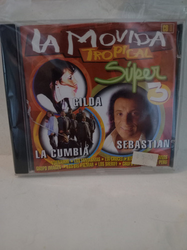 La Movida Tropical Súper 3 Cd Nuevo Sellado-el Tren