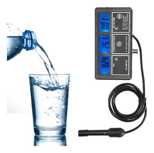 A Monitor Multiparâmetro De Qualidade Da Água Ph Ec Cf Tds
