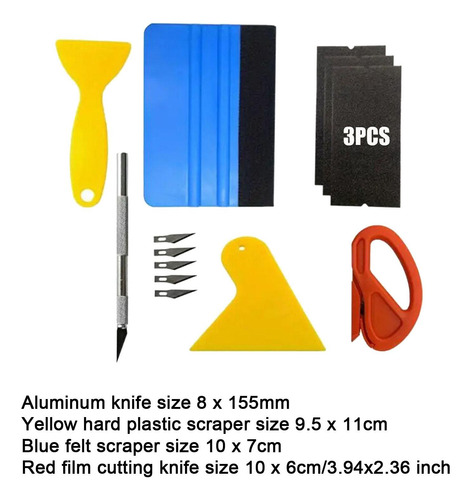 Kit De Herramientas Para Teñir Ventanas De Vinilo Para