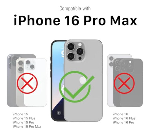 Capa Robusta Vena Varmor Para iPhone 16 Pro Max Com