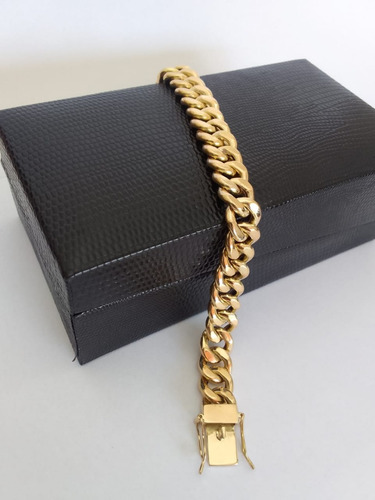 Pulseira Grumet 18g 19cm Ouro 18k Nota Fiscal