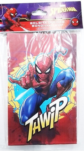 Bolsa Bolsita Dulces Bond Fiesta 10pzas Spider-man 0spi0