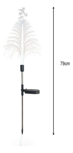 Aaluces Solares De Fibra Óptica Para Árbol De Navidad Con Fo