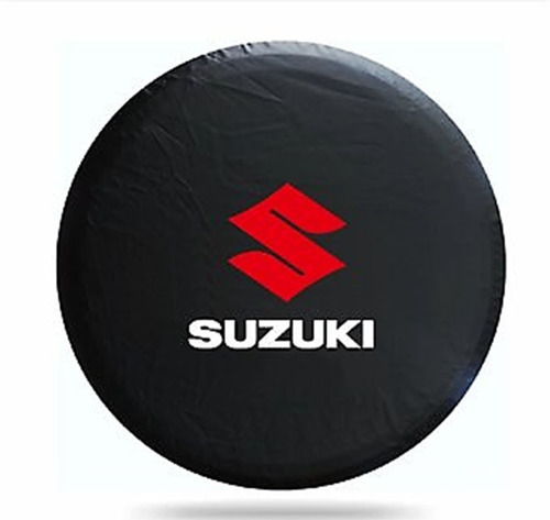 Protector Forro Llanta De Repuesto Logo Suzuki Impermeable 