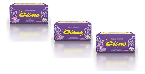 Cisne Toalla Femenina Con Gel X 48 Unidades