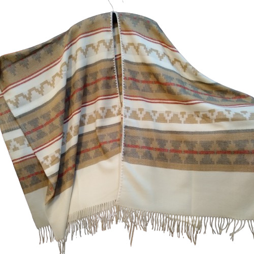Ruana De Alpaca Super Suave .tuyunti Artesanias.