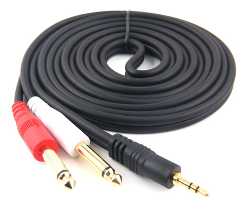 Devinal Cable De Audio Estéreo Macho De 1/8 Pulgadas A Doble