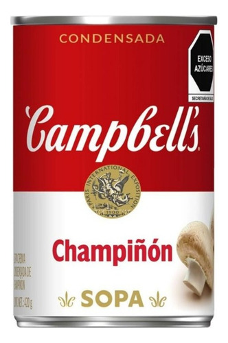 2 Pza Crema Campbell's De Pollo Con Champiñones 420 G