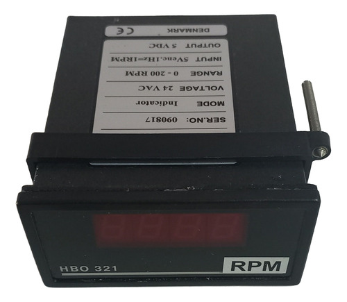 Indicador Rpm Digital, Tacometro,96 X 48mm, 4 Digitos,nuevo.