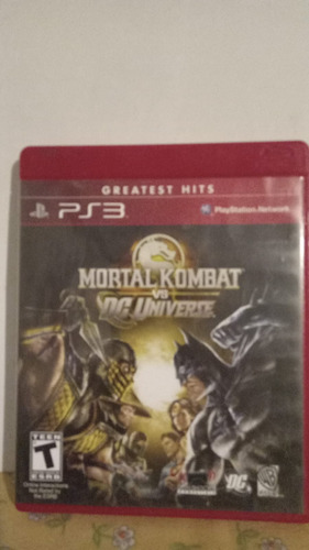 Mortal Kombat Vs Dc Universe Ps3 Fisico