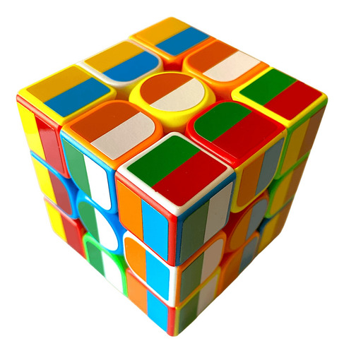 Cubo Mágico Moyu Meilong 3x3 Six In One Colored Colored