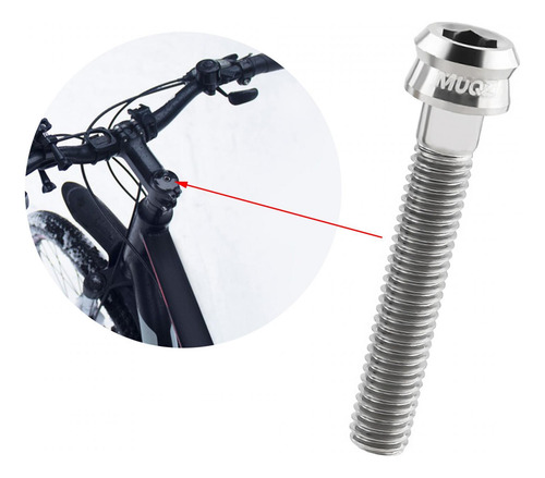 2 Tornillo De Perno De Vástago De Bicicleta Perno De Tapa