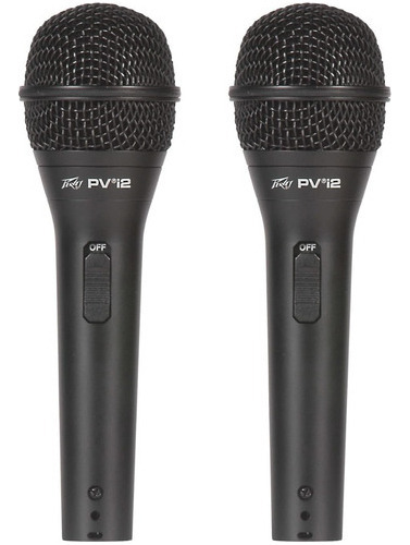 Microfono Vocal Dinamico Peavey Pvi 2 Cardioide (2 Unidades)