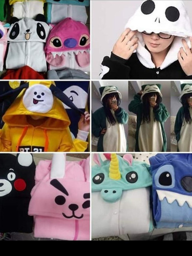 Imagen 5 de 9 de Pijamas Disfraz Kigurumi Niños Y Adultos