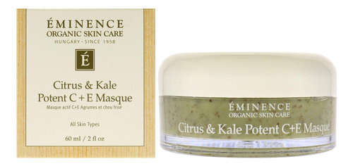 Eminence Organic Skincare Citrus & Kale Potent C + E Masque 