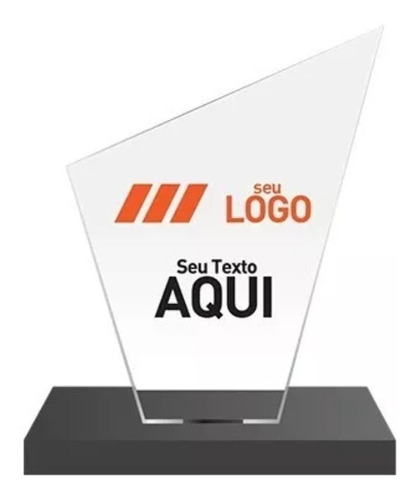 Troféu De Acrílico 42 Peças - Lisos S/ Personalizaçã