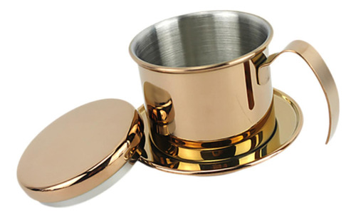 Cafetera Con Filtro De Goteo Para Café, Ligera, Dorado