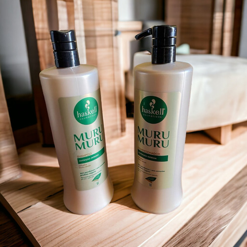 Kit Haskell Murumuru Shampoo 1 Litro + 1 Cond 1 Litro