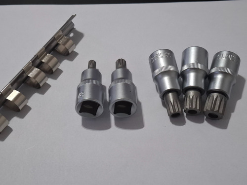 Jg Chave Soquete Multidentado 5pcs M8 M10 M12 M14 E M16