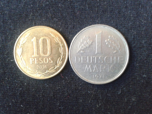 Alemania Federal 1 Mark Níquel 1971 Ceca G