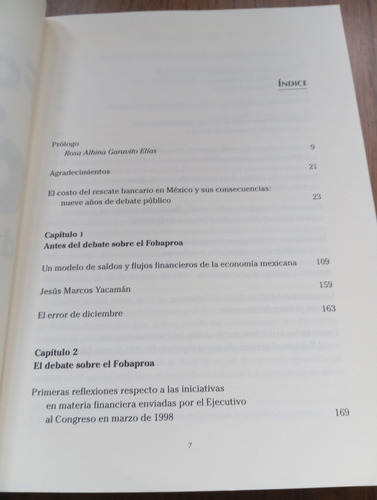 Fobaproa: El Costo Del Rescate Bancario Juan Moreno Pérez (Usado)