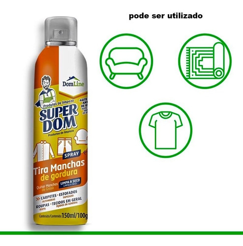 Tira Manchas De Gordura Super Dom 150ml/100g - Domline