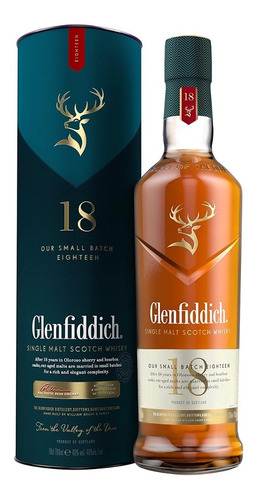 Whisky Glenfiddich 18 Años Botella 750 Ml