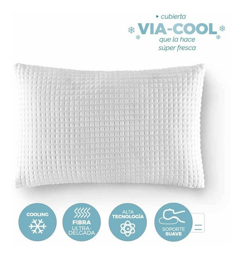 Almohada Fresca Cooling Cubierta Via-cool Vianney