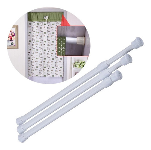 Imagen 10 de 11 de Tubos Extensibles Para Cortinas