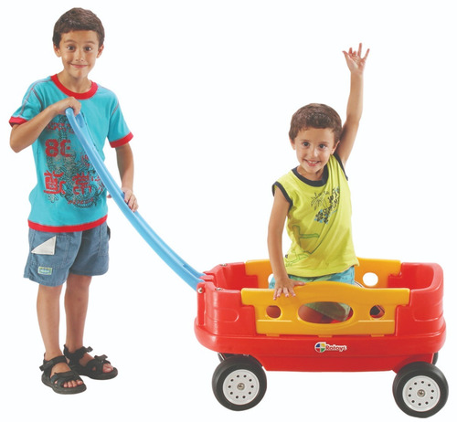 Carro Carrito Americano Arrastre Wagon Rotoys 1 A 6 Años