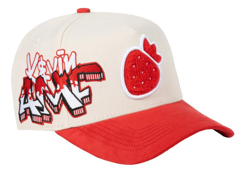 Gorra Jc Hats X Kevin Amf Colaboración Original Fresón Rojo Único