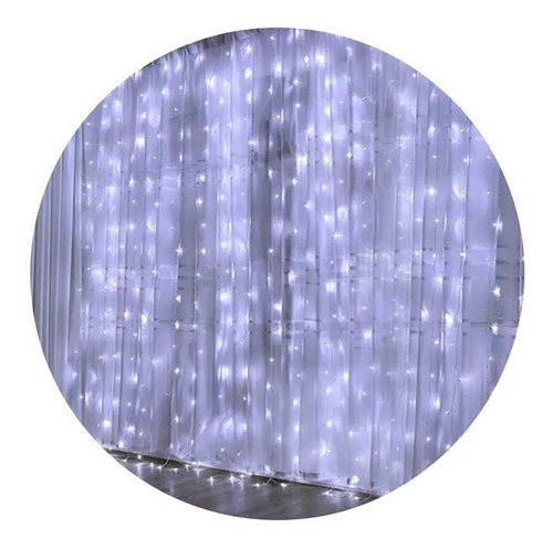 Cortina De Luces 320 Led 3 X 2.5m Navidad Eventos Decoracion