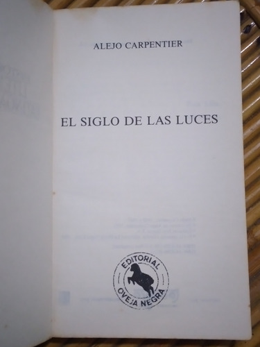 El Siglo De Las Luces / Alejo Carpentier